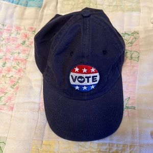 Vineyard Vines navy vote baseball hat